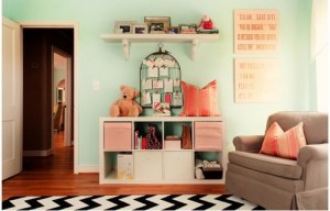 Idea for the nursary without the rug!