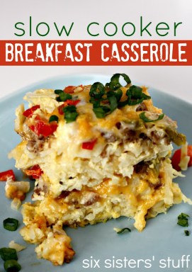 slow cooker breakfast casserole