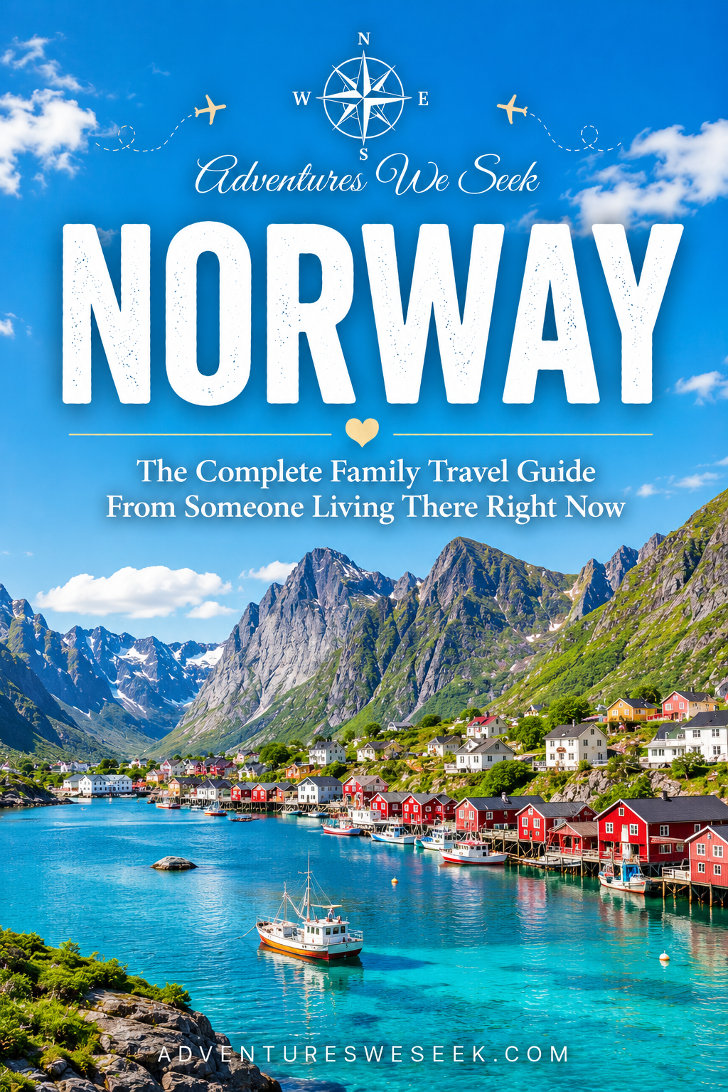 A Norwegian fjord with mountains dropping into the water
