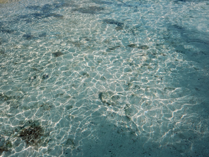 Crystal clear blue water at Jan Thiel, Curacao