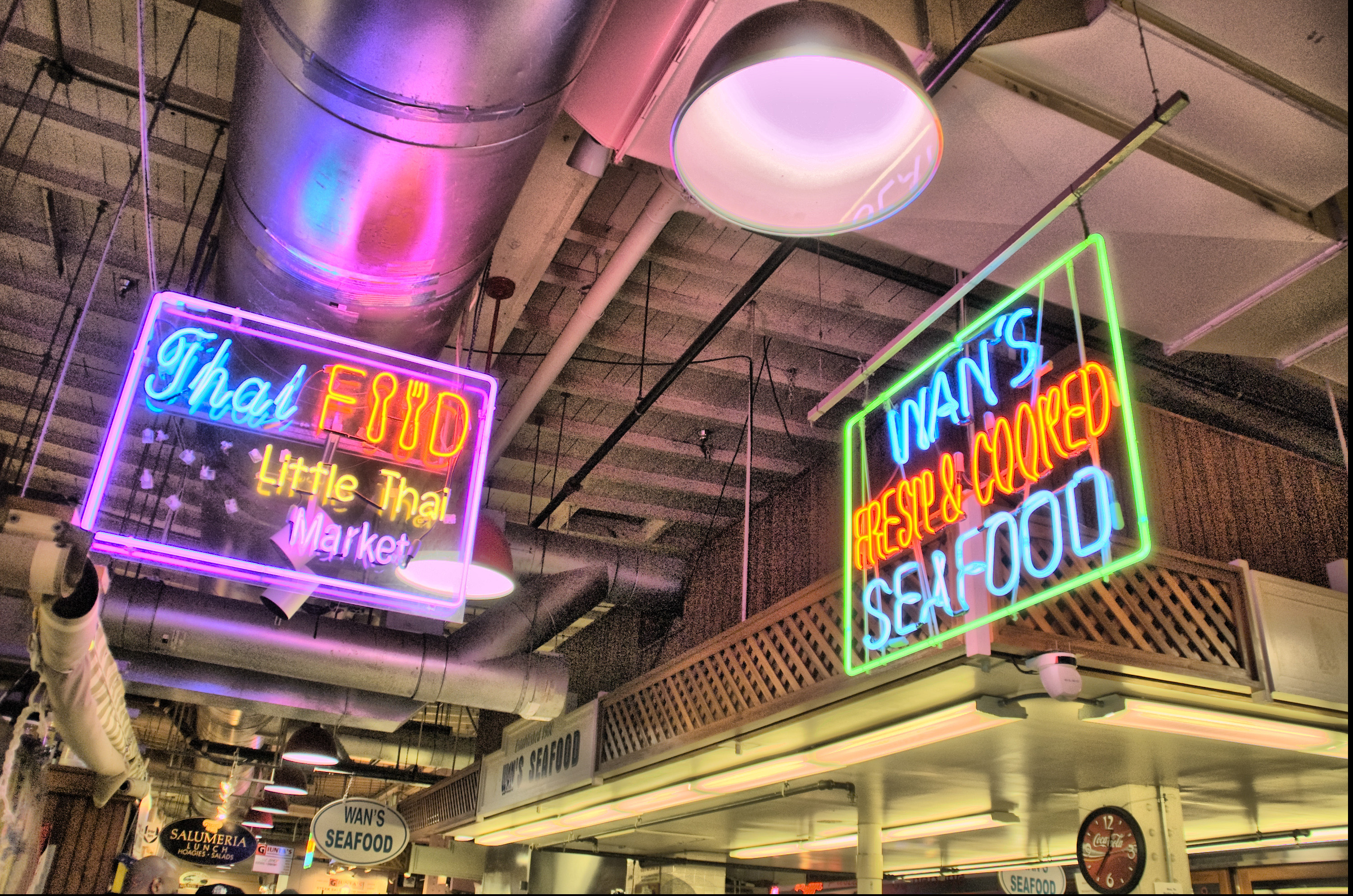 Shoppers walking through the aisles of Reading Terminal Market in Philadelphia