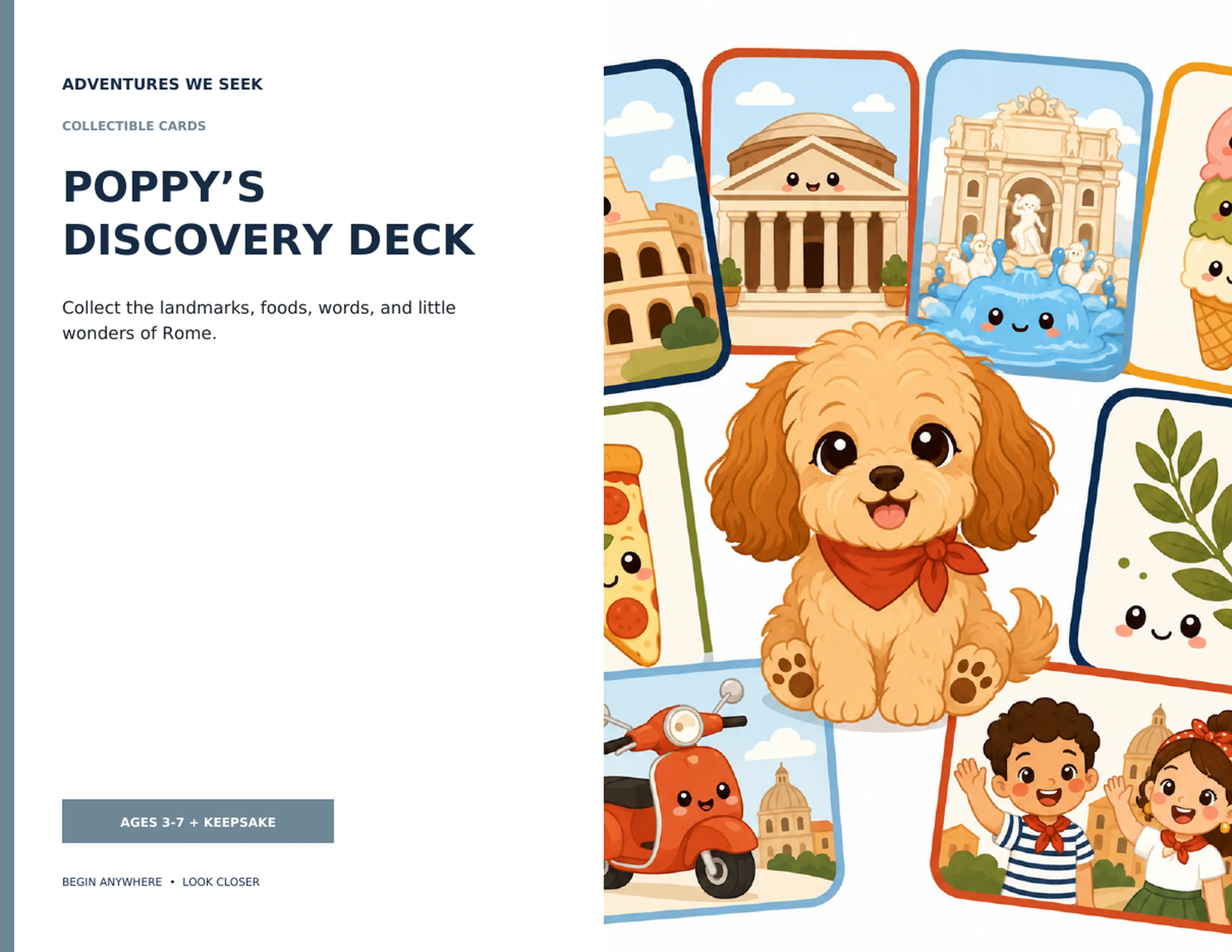 Poppy’s Discovery Decks cover, ages 3 to 7